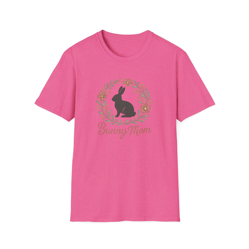 Bunny Mom T-Shirt — Floral Rabbit Mother's Day Tee