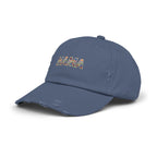 MAMA Distressed Baseball Cap — Floral Patch Mom Hat