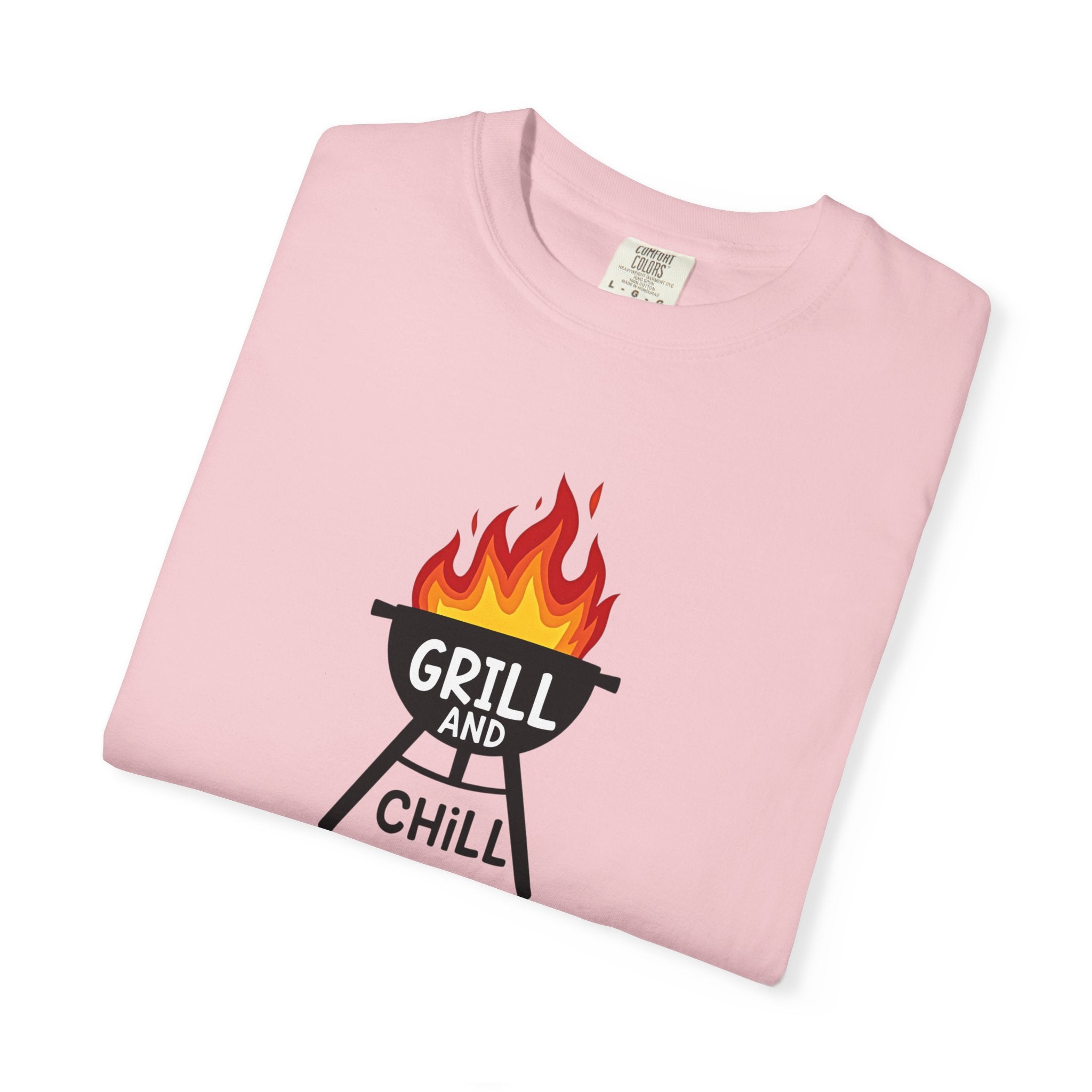 Grill and Chill T-Shirt — BBQ Graphic Tee for Grill Lovers