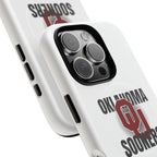 Oklahoma Sooners Tough Magnetic Phone Case — Durable Magnetic Snap-On College iPhone Cover