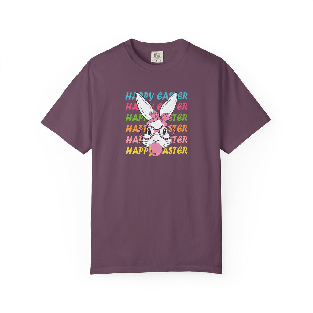 Easter Bunny Glasses T-Shirt — Happy Easter Pastel Graphic Tee