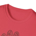 Paw-fect Life T-Shirt — Floral Paw Print Tee for Dog & Cat Lovers