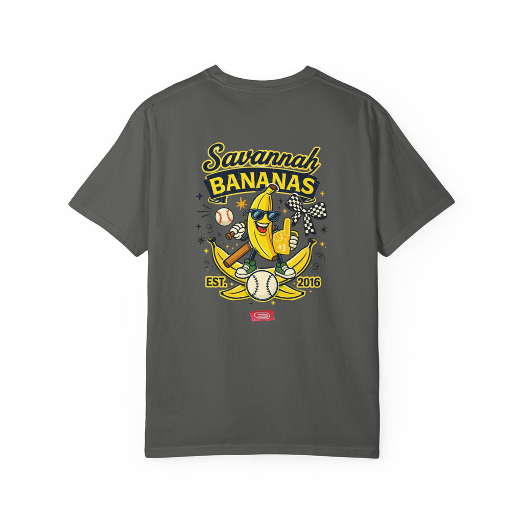 Savannah Bananas Baseball T-Shirt — Retro Banana Mascot Tee