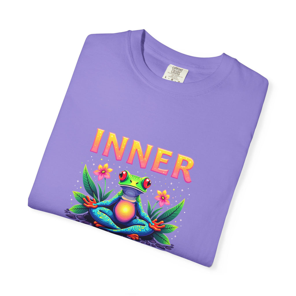 Inner Harmony Frog T-Shirt – Meditation Yoga Graphic Tee