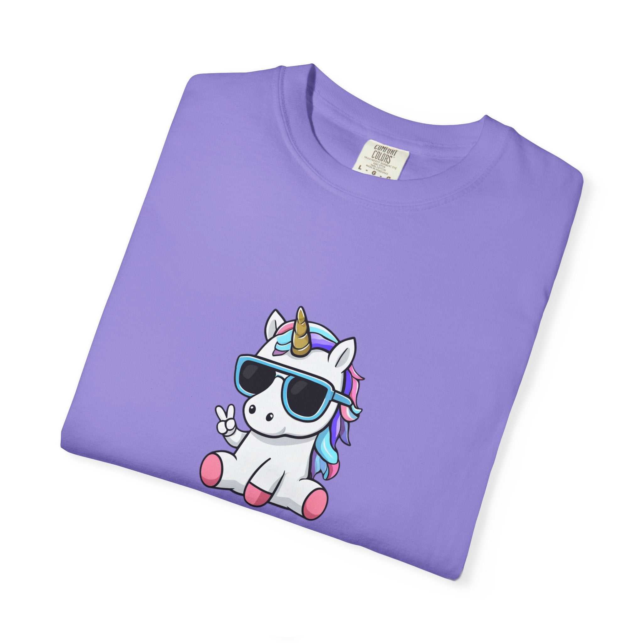 Unicorn Chill T-Shirt — Cute Sunglasses Unicorn Graphic Tee