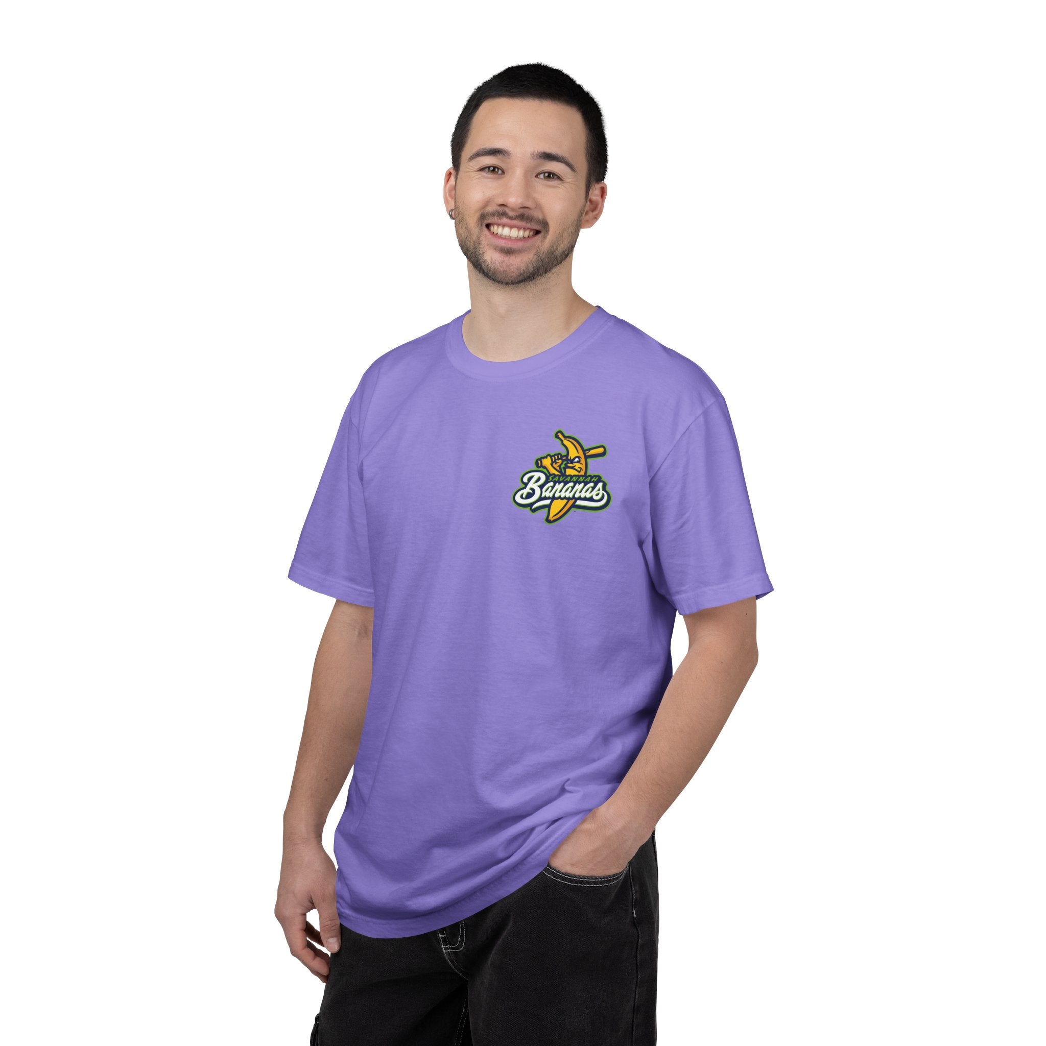 Savannah Bananas Baseball T-Shirt — Retro Banana Mascot Tee
