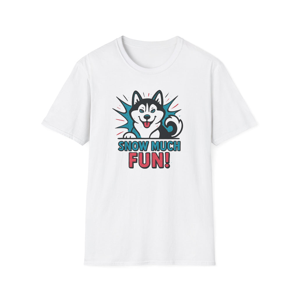 Husky 'Snow Much Fun!' T-Shirt