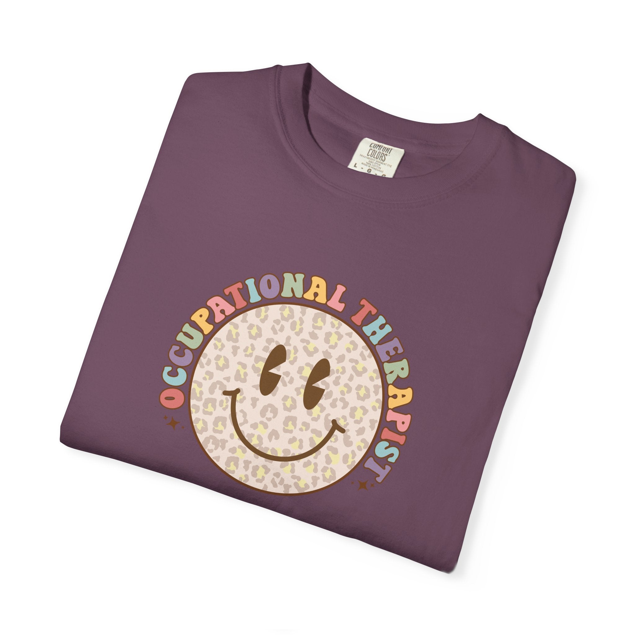 Smiley Occupational Therapist Graphic T-Shirt