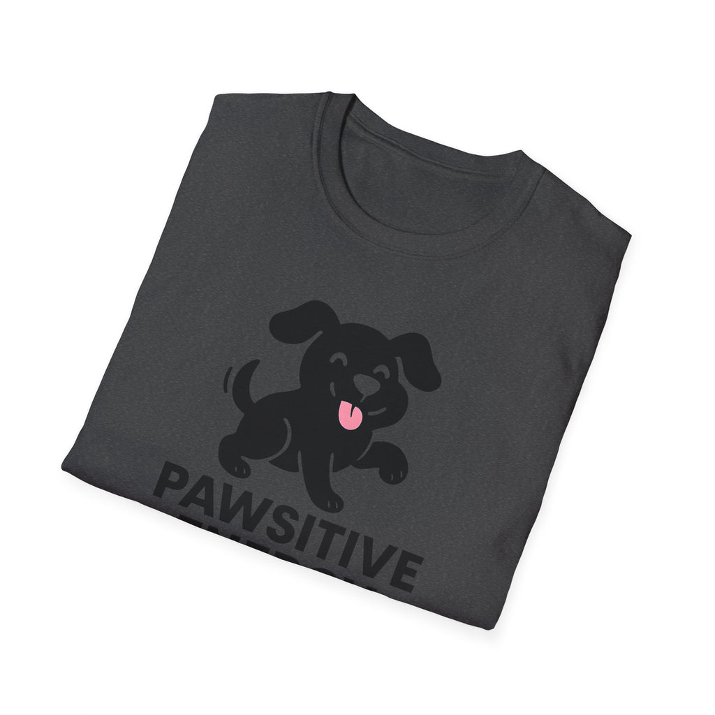 Pawsitive Energy T-Shirt — Cute Happy Puppy Graphic Tee for Dog Lovers