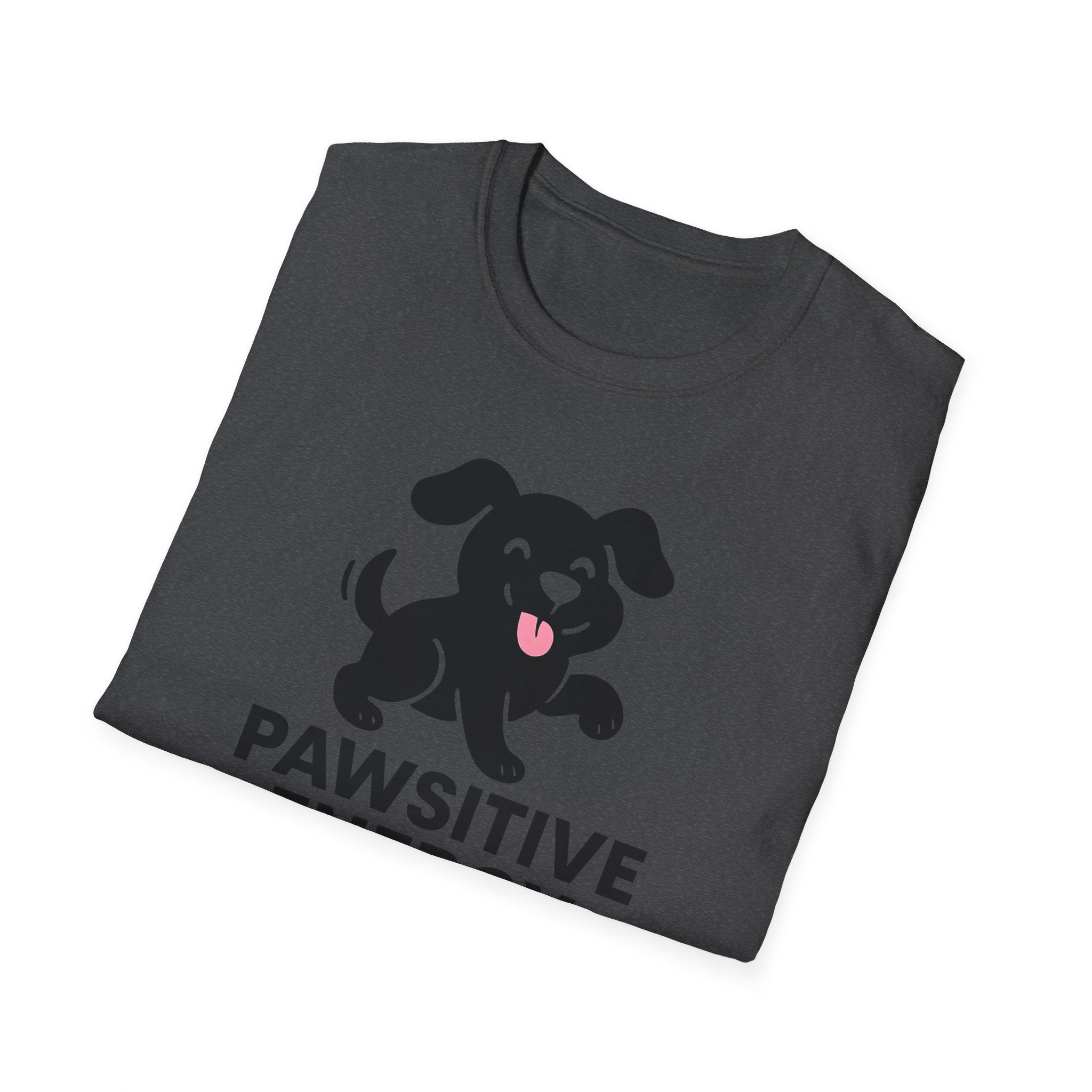 Pawsitive Energy T-Shirt — Cute Happy Puppy Graphic Tee for Dog Lovers