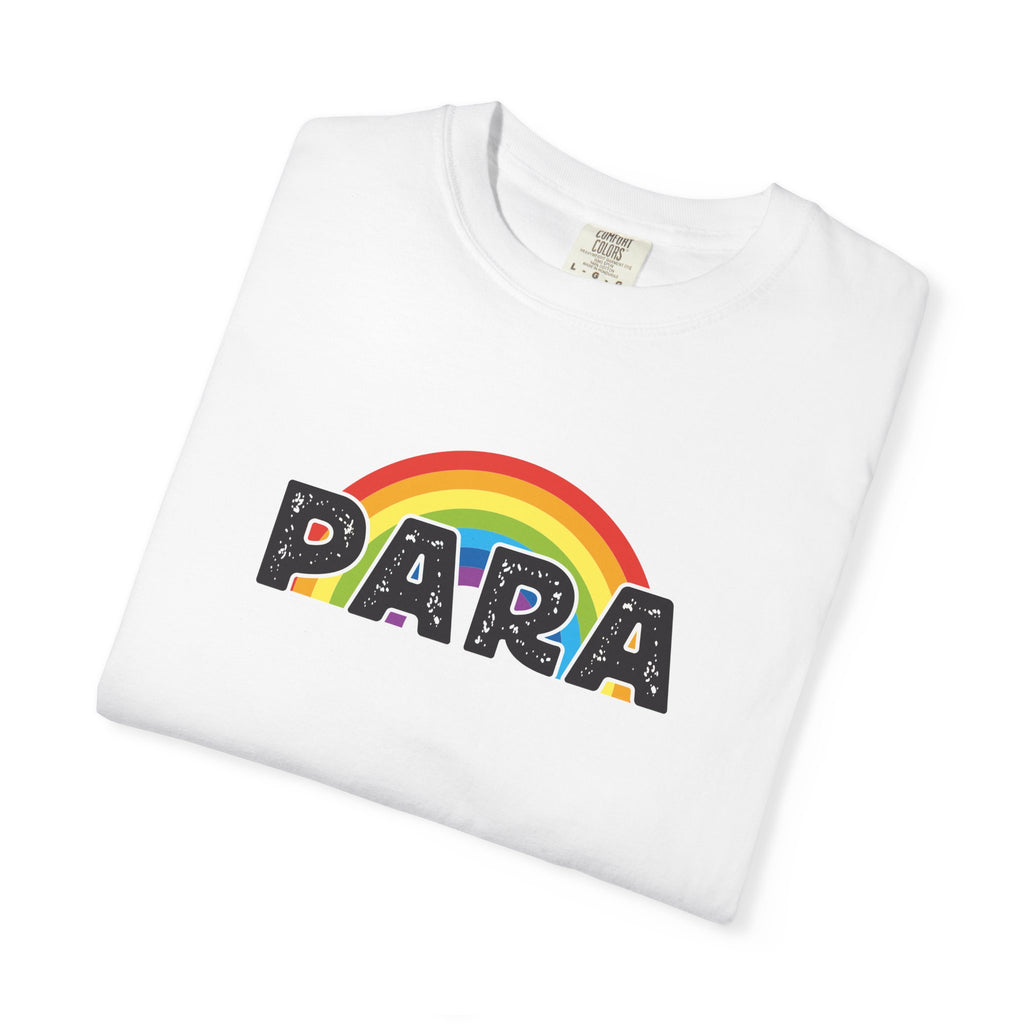 PARA Rainbow Graphic T-Shirt – Colorful Pride-Inspired Lettering