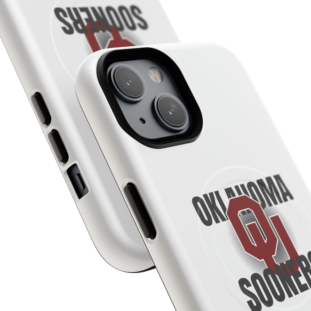 Oklahoma Sooners Tough Magnetic Phone Case — Durable Magnetic Snap-On College iPhone Cover