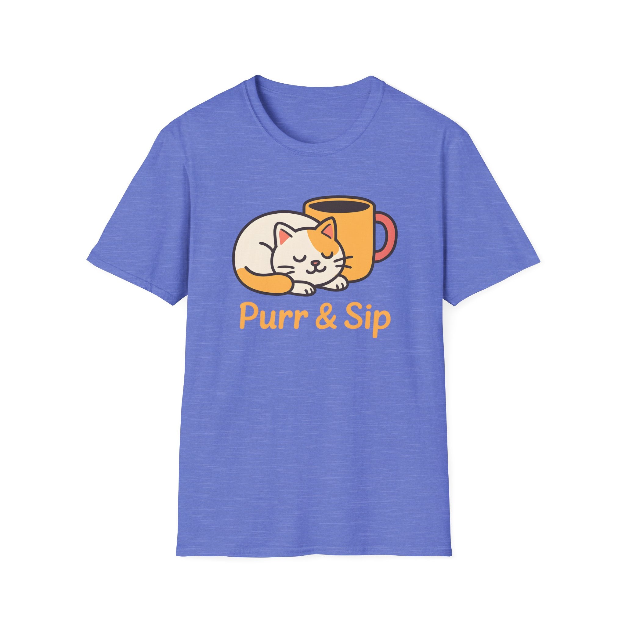 Purr & Sip Cat Coffee T-Shirt