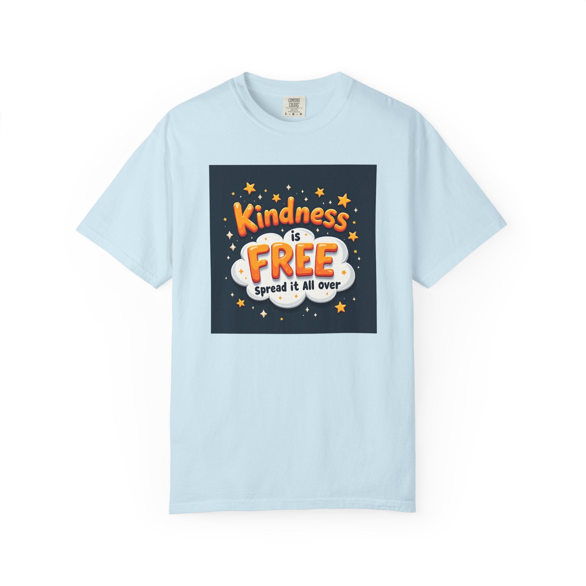 Kindness Is Free T-Shirt — 'Spread It All Over' Positive Graphic Tee