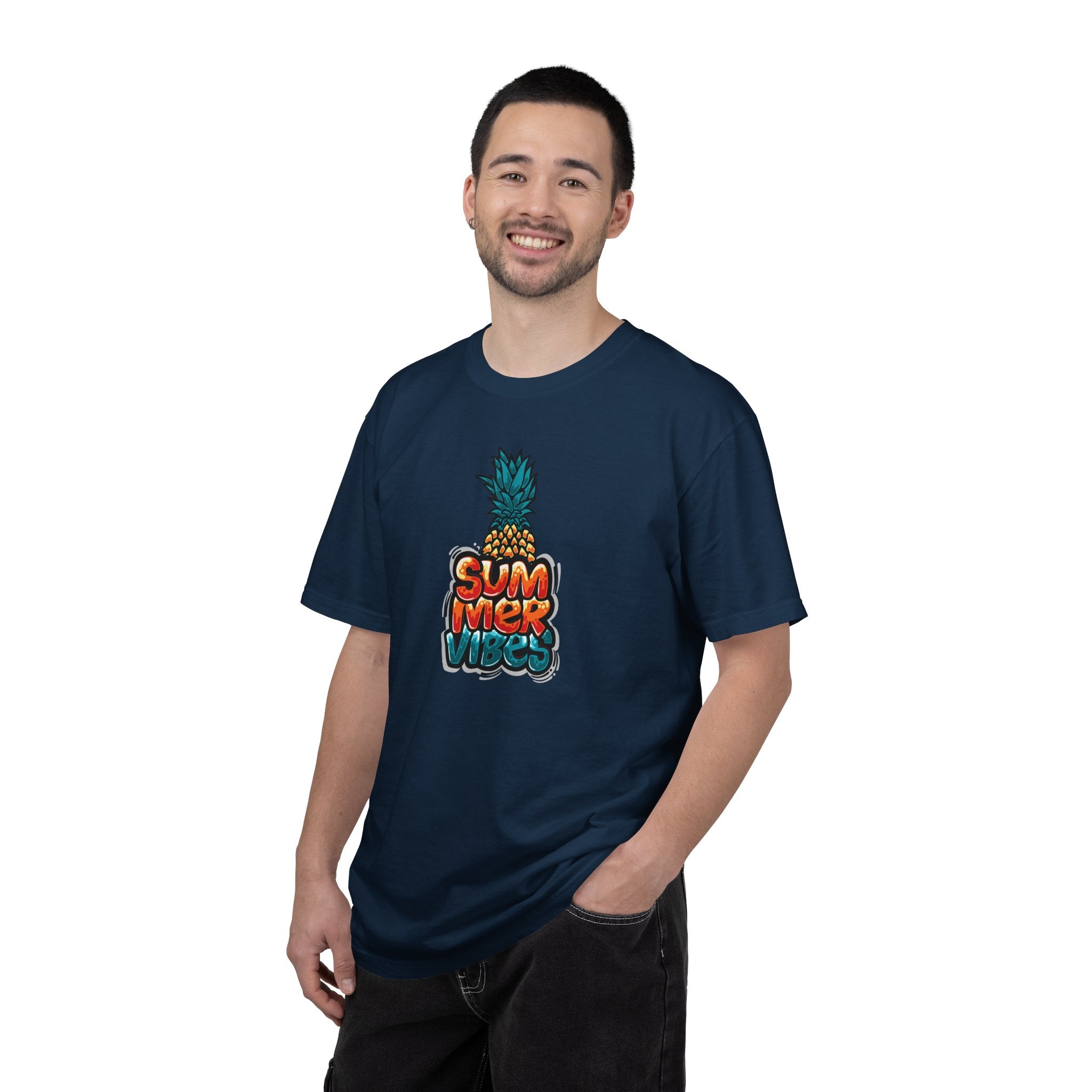 "Summer Vibes" Pineapple Graphic Tee