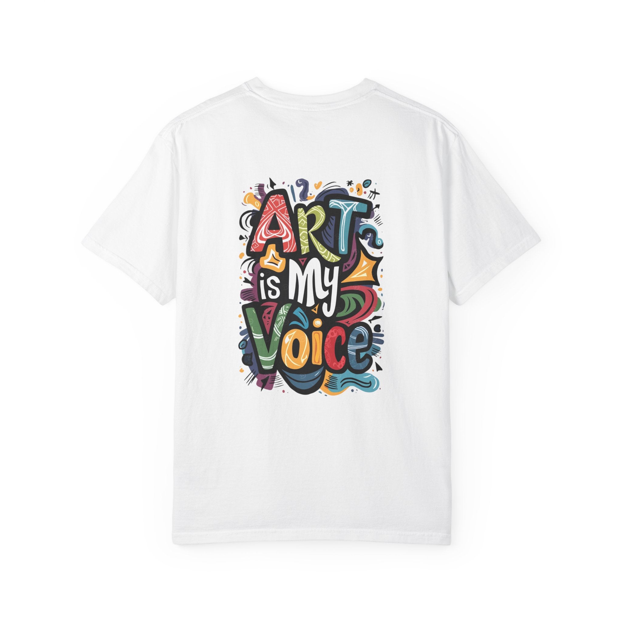 Art Teacher T‑Shirt — "Art is My Voice" Colorful Teacher Shirt