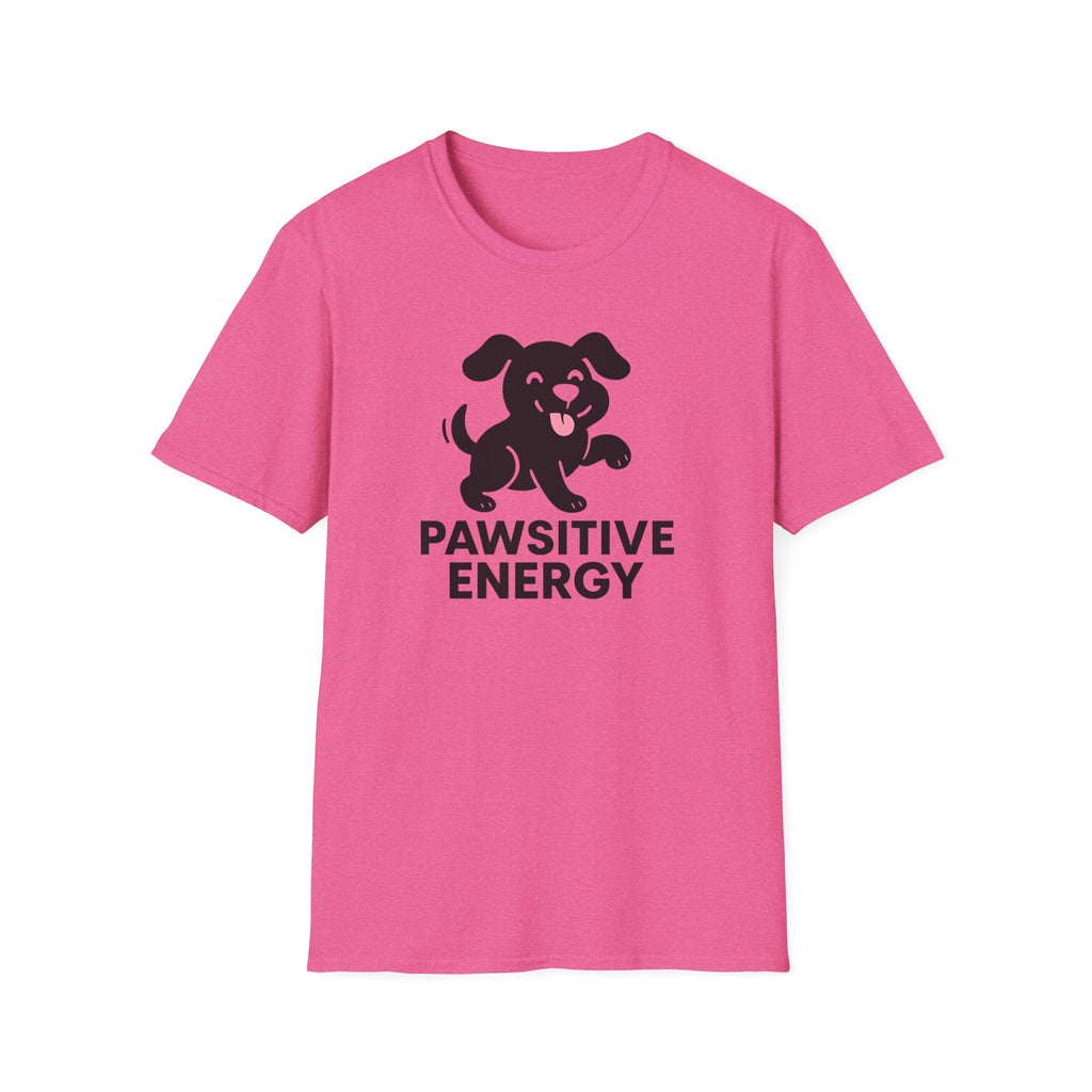 Pawsitive Energy T-Shirt — Cute Happy Puppy Graphic Tee for Dog Lovers