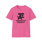 Pawsitive Energy T-Shirt — Cute Happy Puppy Graphic Tee for Dog Lovers