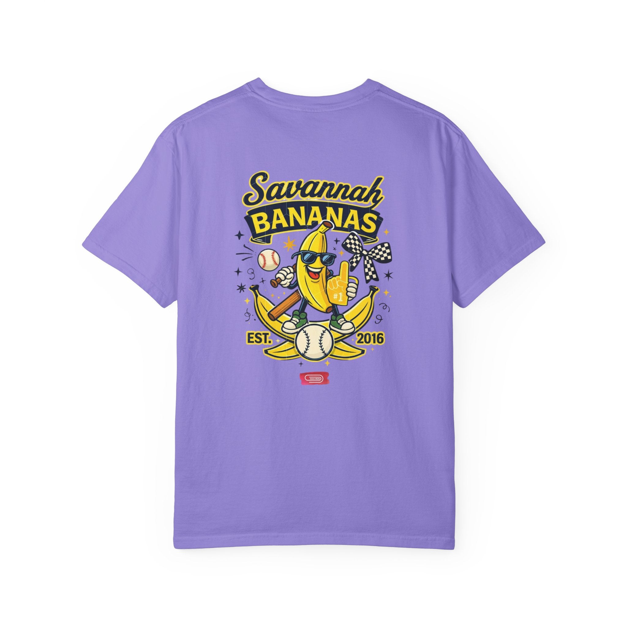 Savannah Bananas Baseball T-Shirt — Retro Banana Mascot Tee