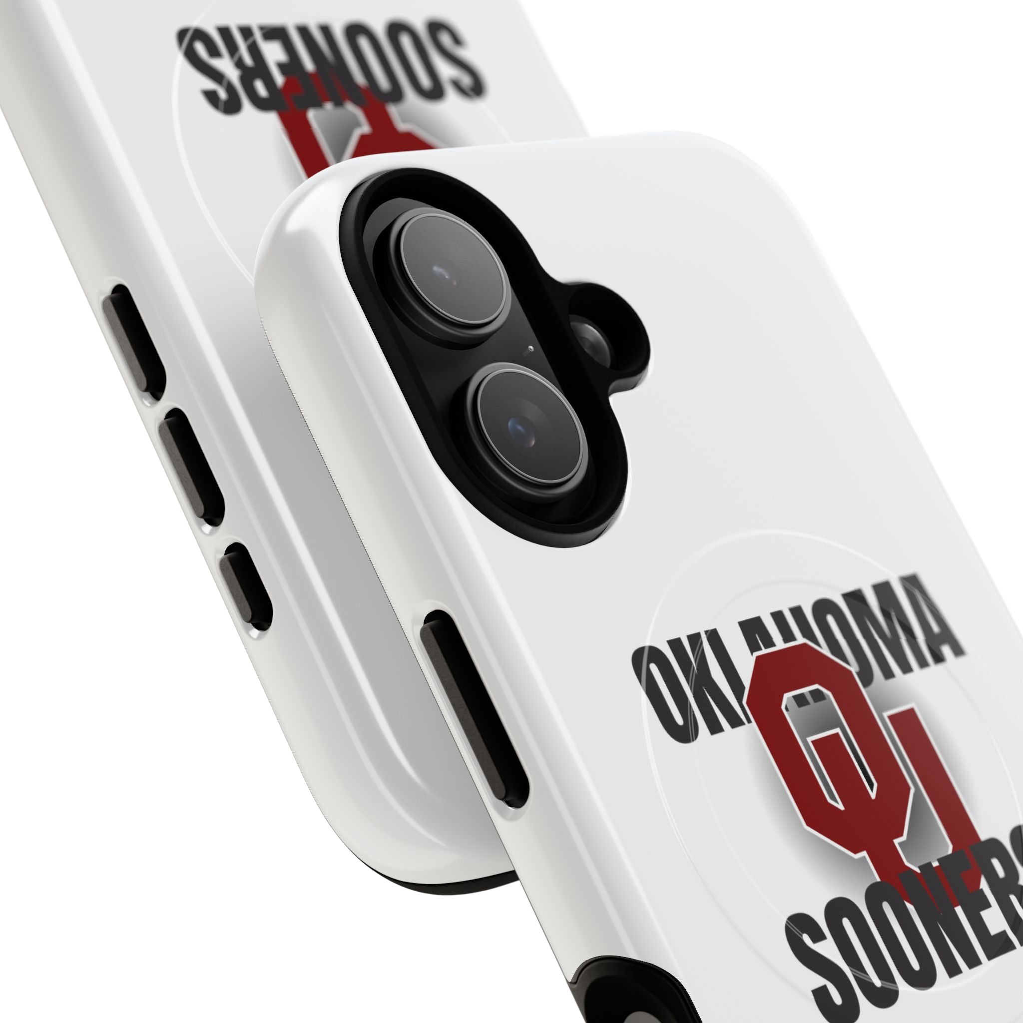 Oklahoma Sooners Tough Magnetic Phone Case — Durable Magnetic Snap-On College iPhone Cover