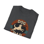 Dog Dad T-Shirt – Retro Running Dog Graphic, Funny Father’s Day Gift for Pet Owners
