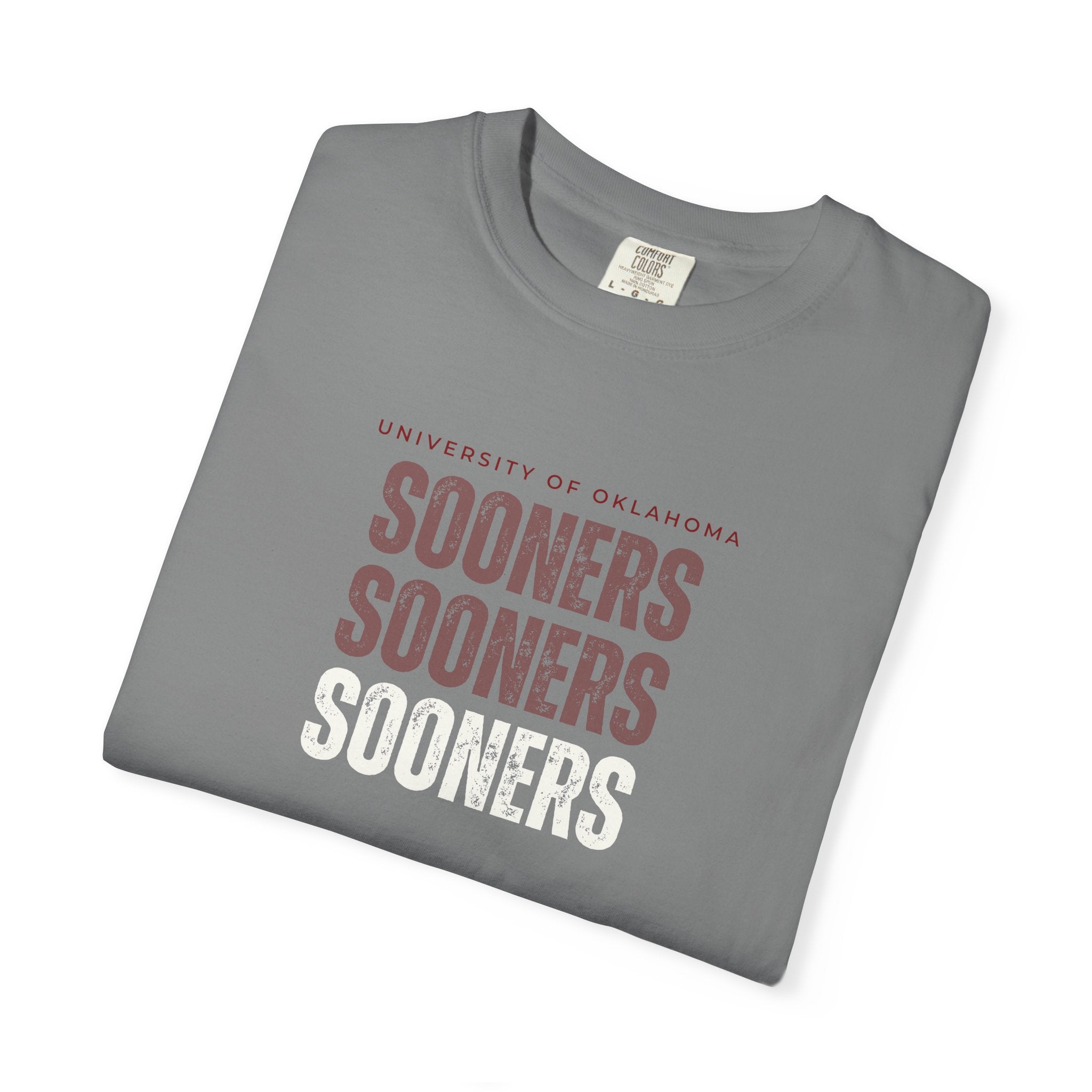 Sooners Stack T‑Shirt — University of Oklahoma Vintage Collegiate Tee