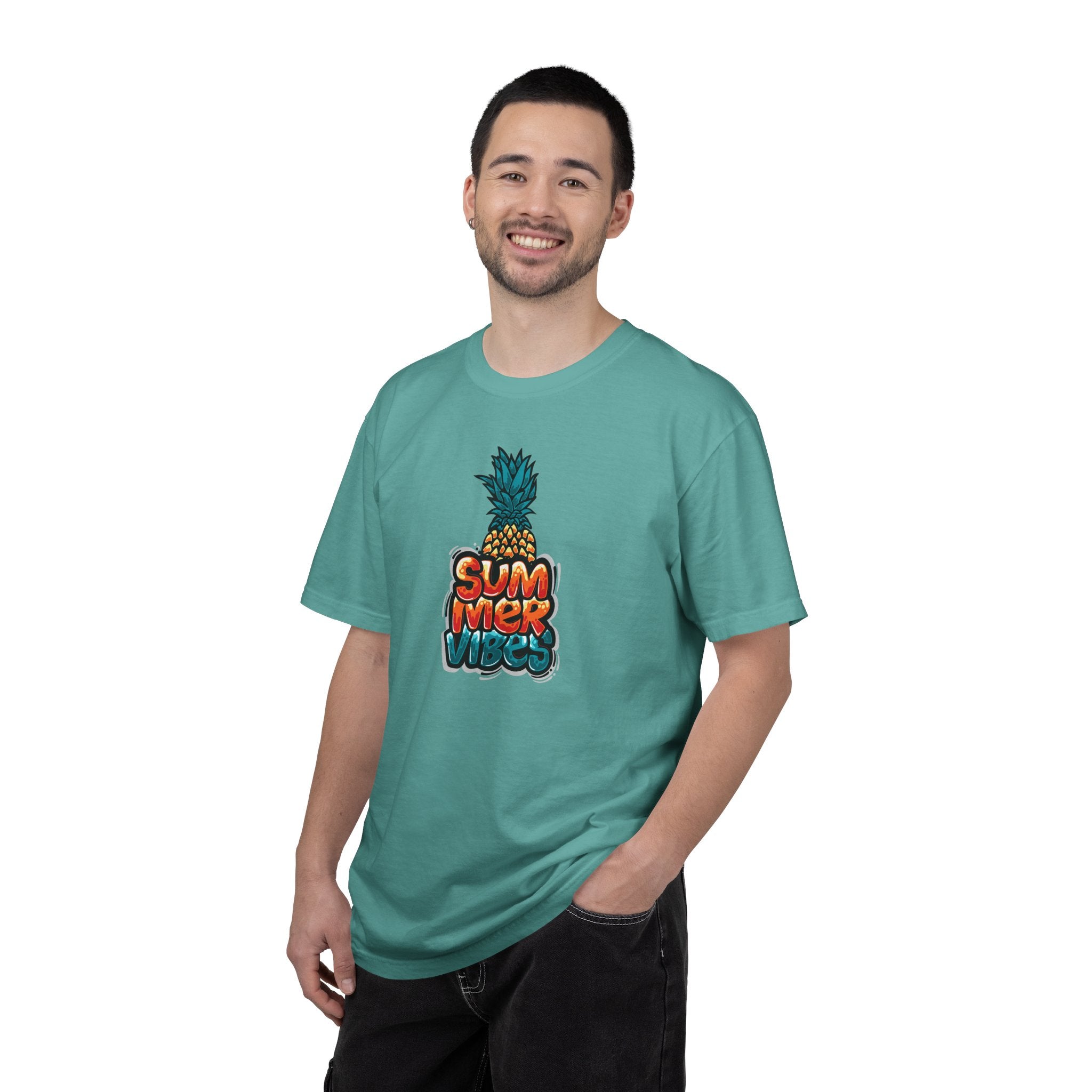 "Summer Vibes" Pineapple Graphic Tee