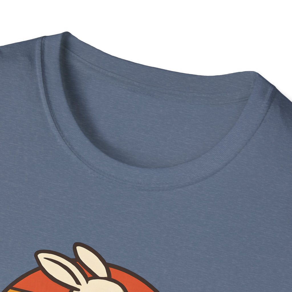 Hoppy Days Ahead T-Shirt — Retro Bunny Easter Tee