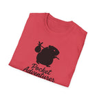 Pocket Adventurer T-Shirt — Cute Hiking Mouse Graphic Tee
