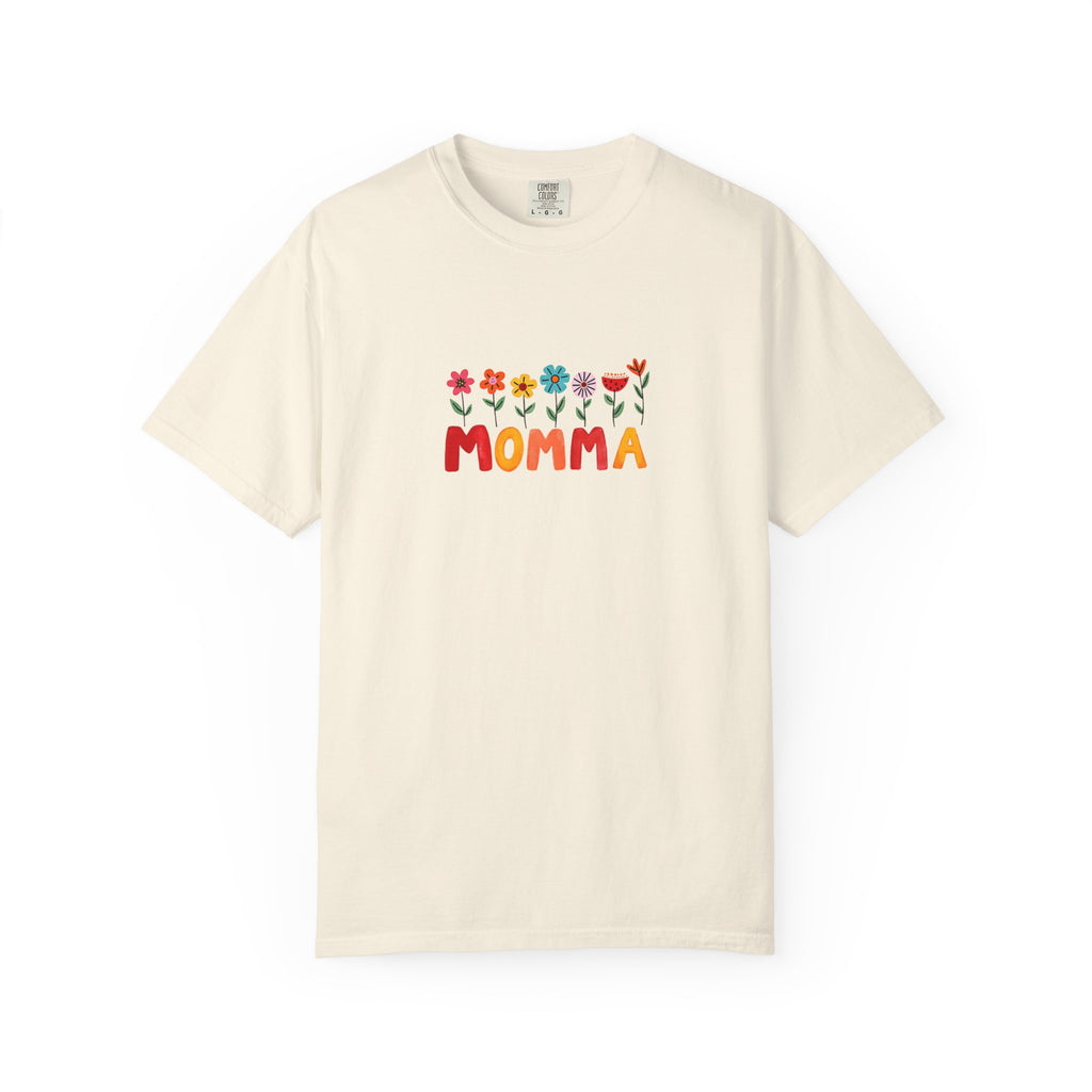 Momma Floral T-Shirt — Cute Colorful 'MOMMA' Mother's Day Tee