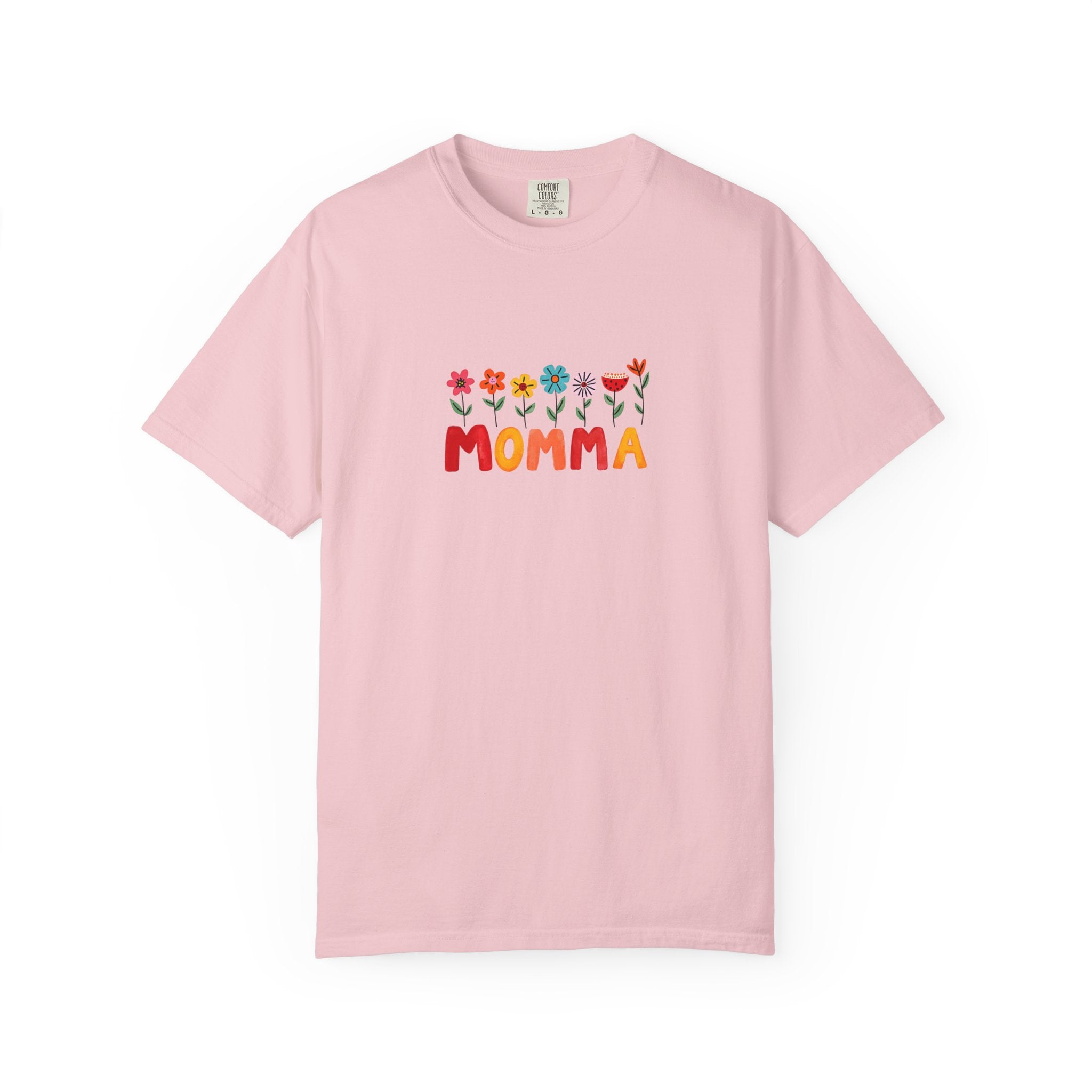 Momma Floral T-Shirt — Cute Colorful 'MOMMA' Mother's Day Tee