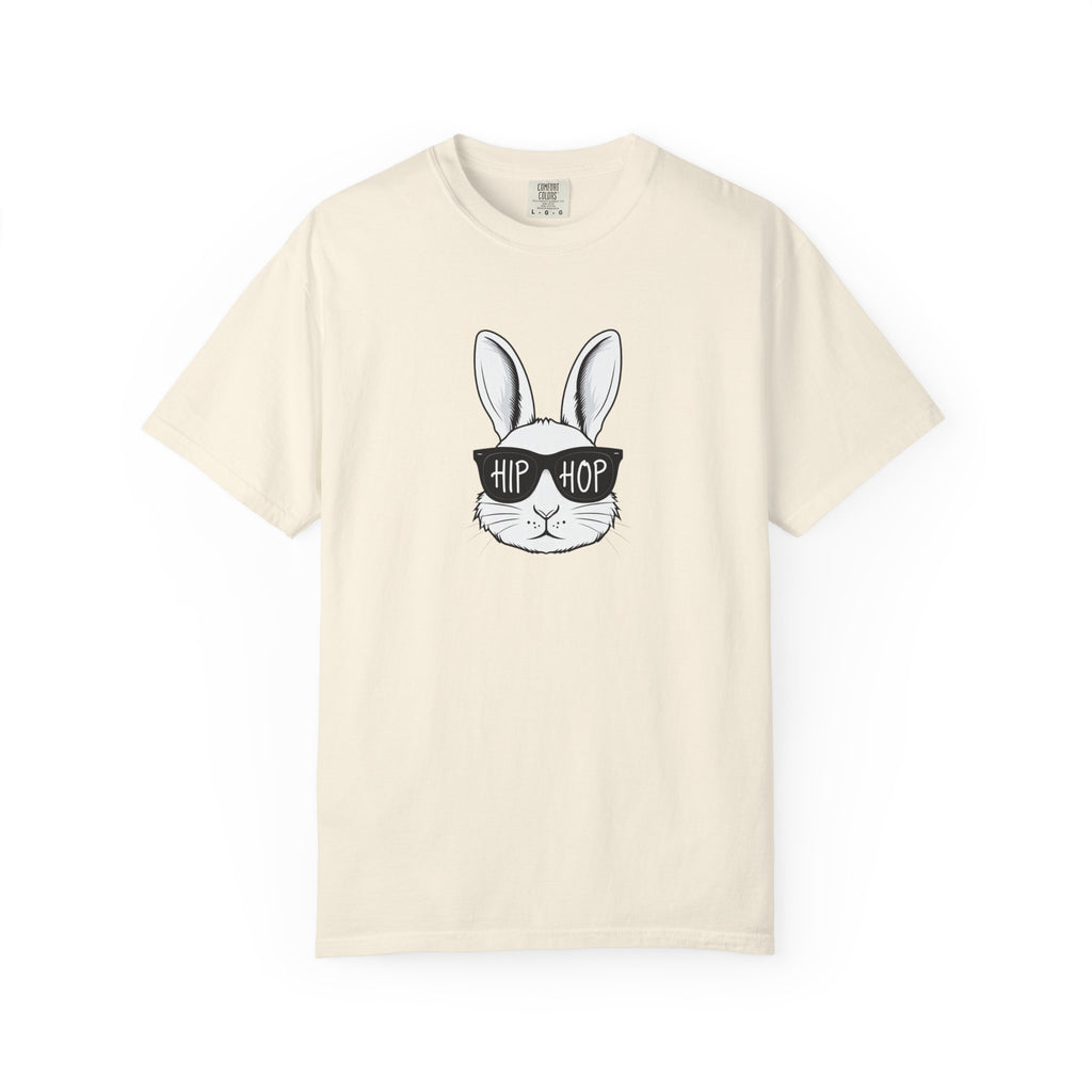 Hip Hop Bunny T-Shirt — Cute Rabbit with Sunglasses Graphic Tee