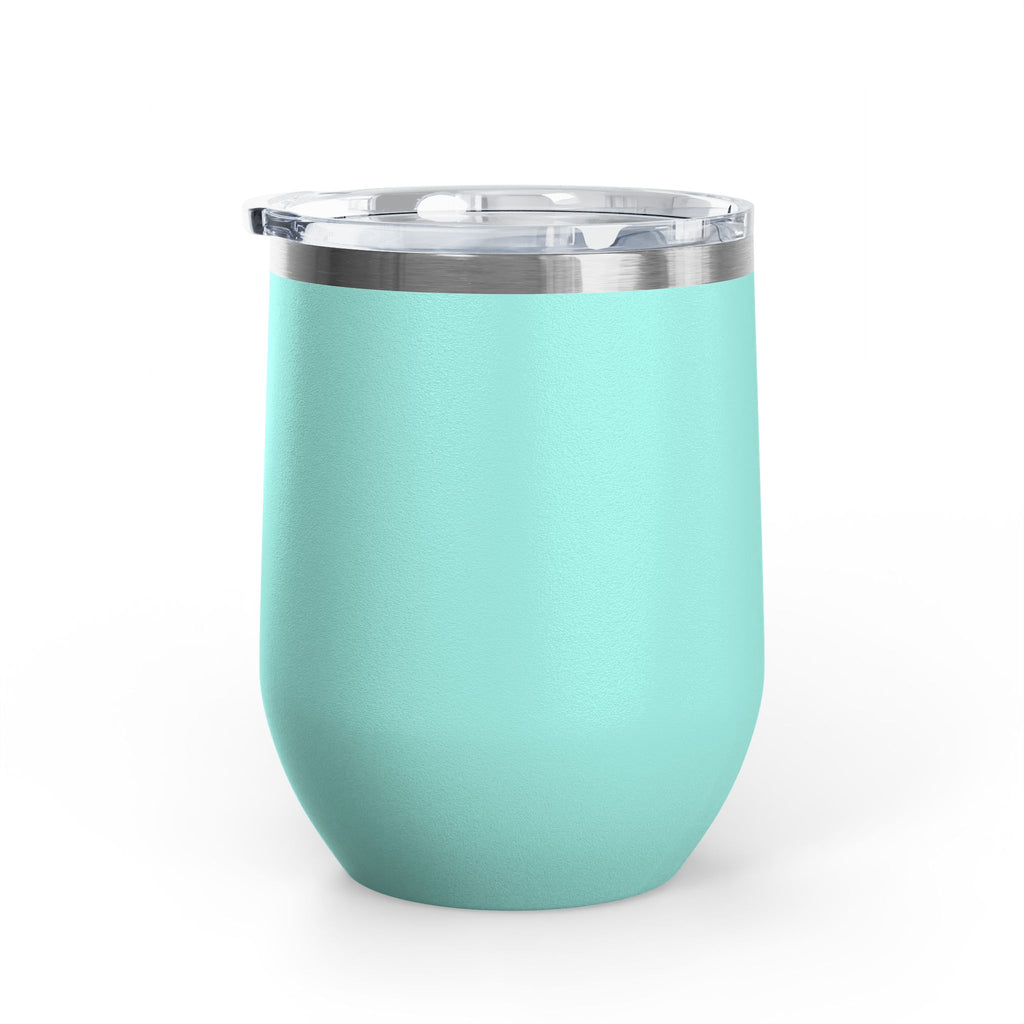Wine Tumbler - "I Don't Give a Sip" 12oz Insulated Stainless Steel Wine Cup