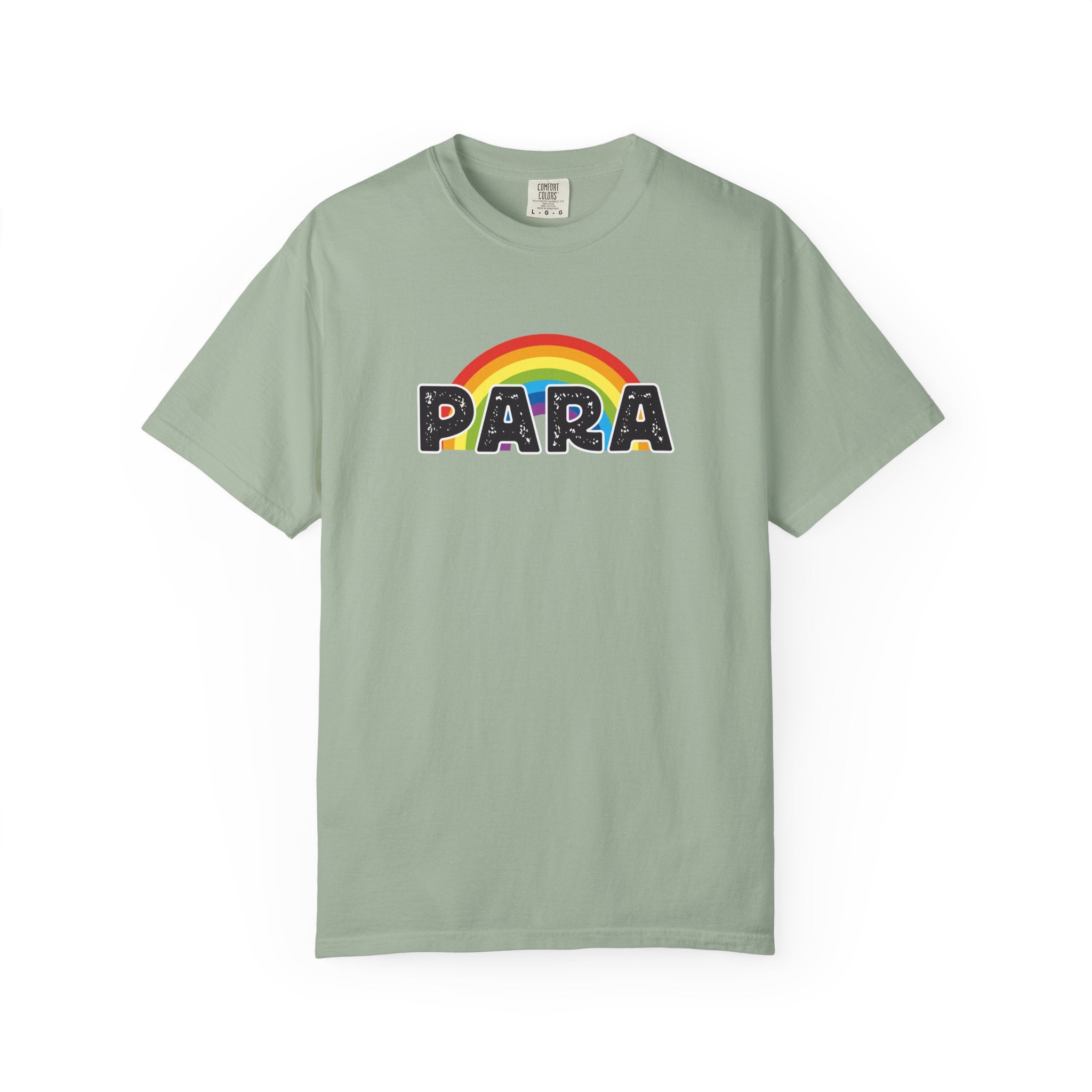 PARA Rainbow Graphic T-Shirt – Colorful Pride-Inspired Lettering