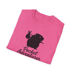 Pocket Adventurer T-Shirt — Cute Hiking Mouse Graphic Tee