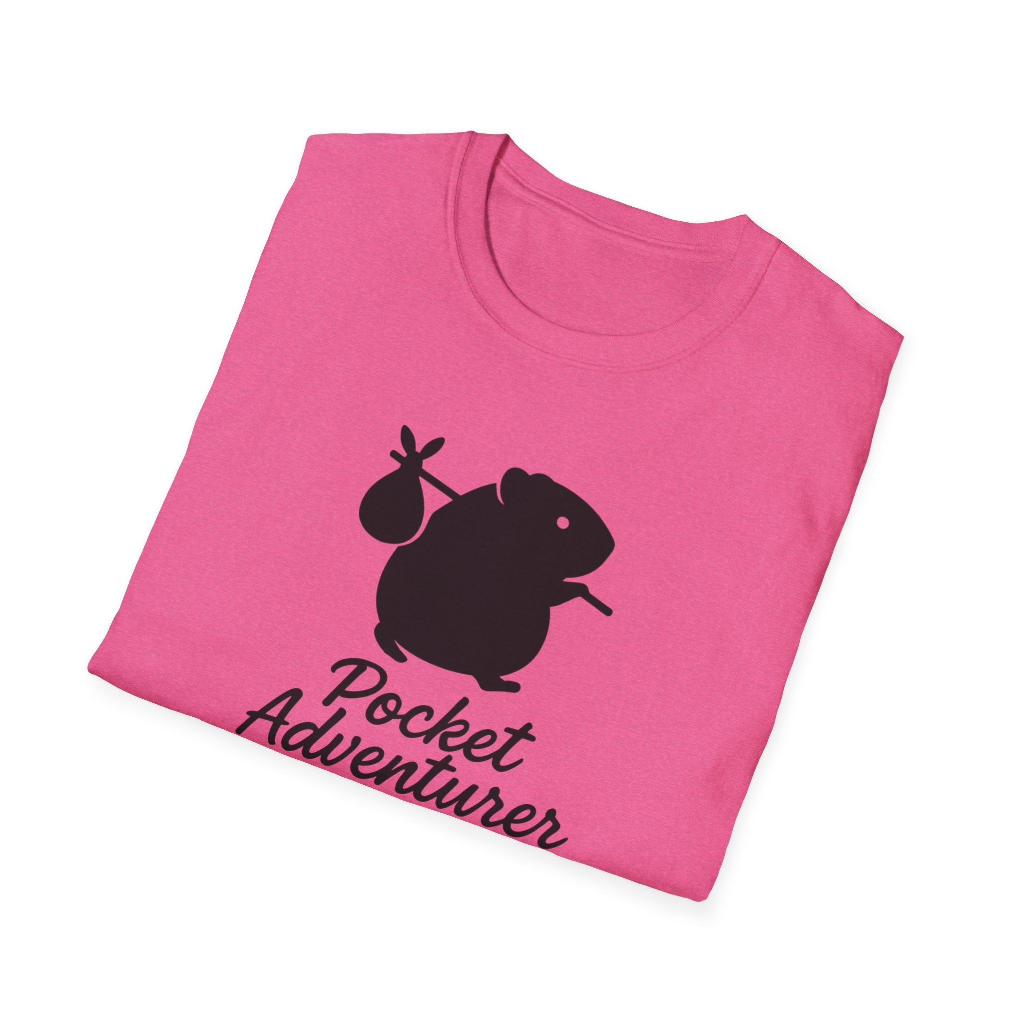 Pocket Adventurer T-Shirt — Cute Hiking Mouse Graphic Tee