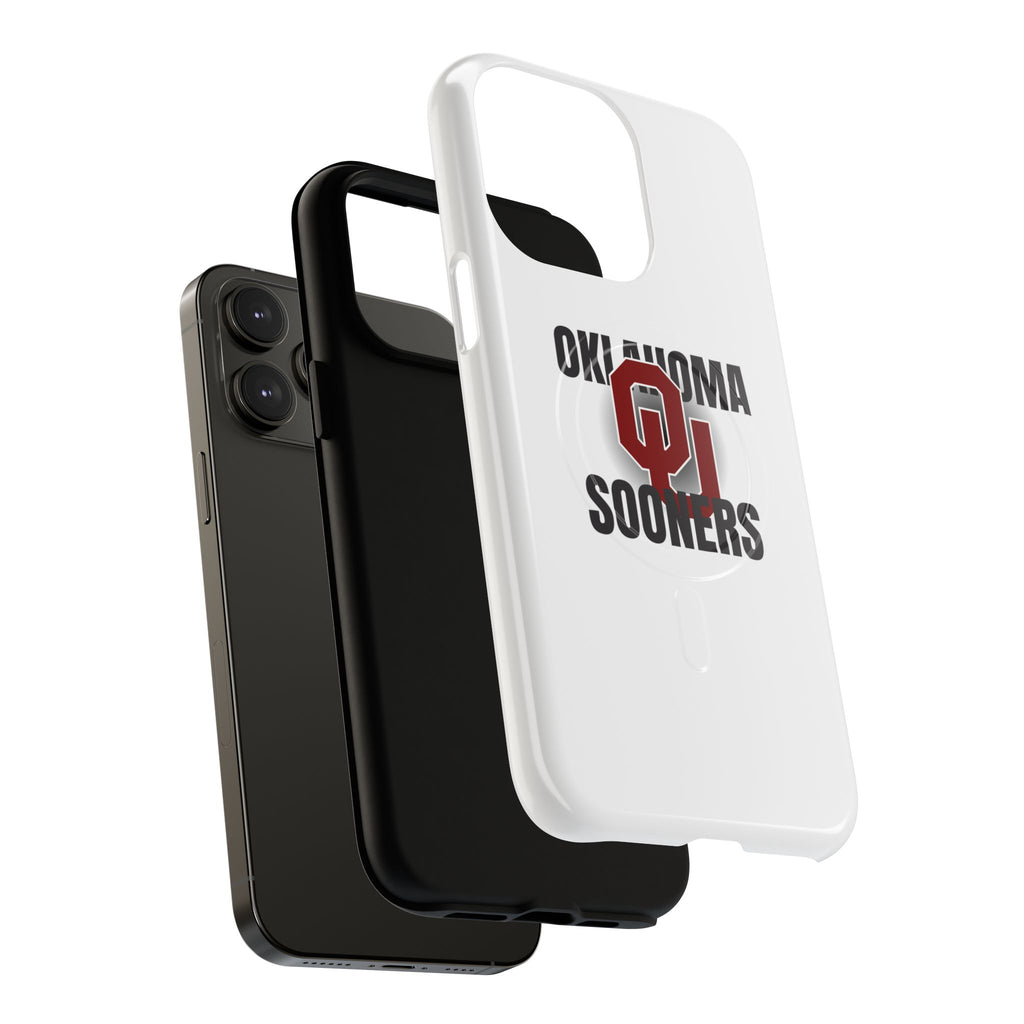 Oklahoma Sooners Tough Magnetic Phone Case — Durable Magnetic Snap-On College iPhone Cover