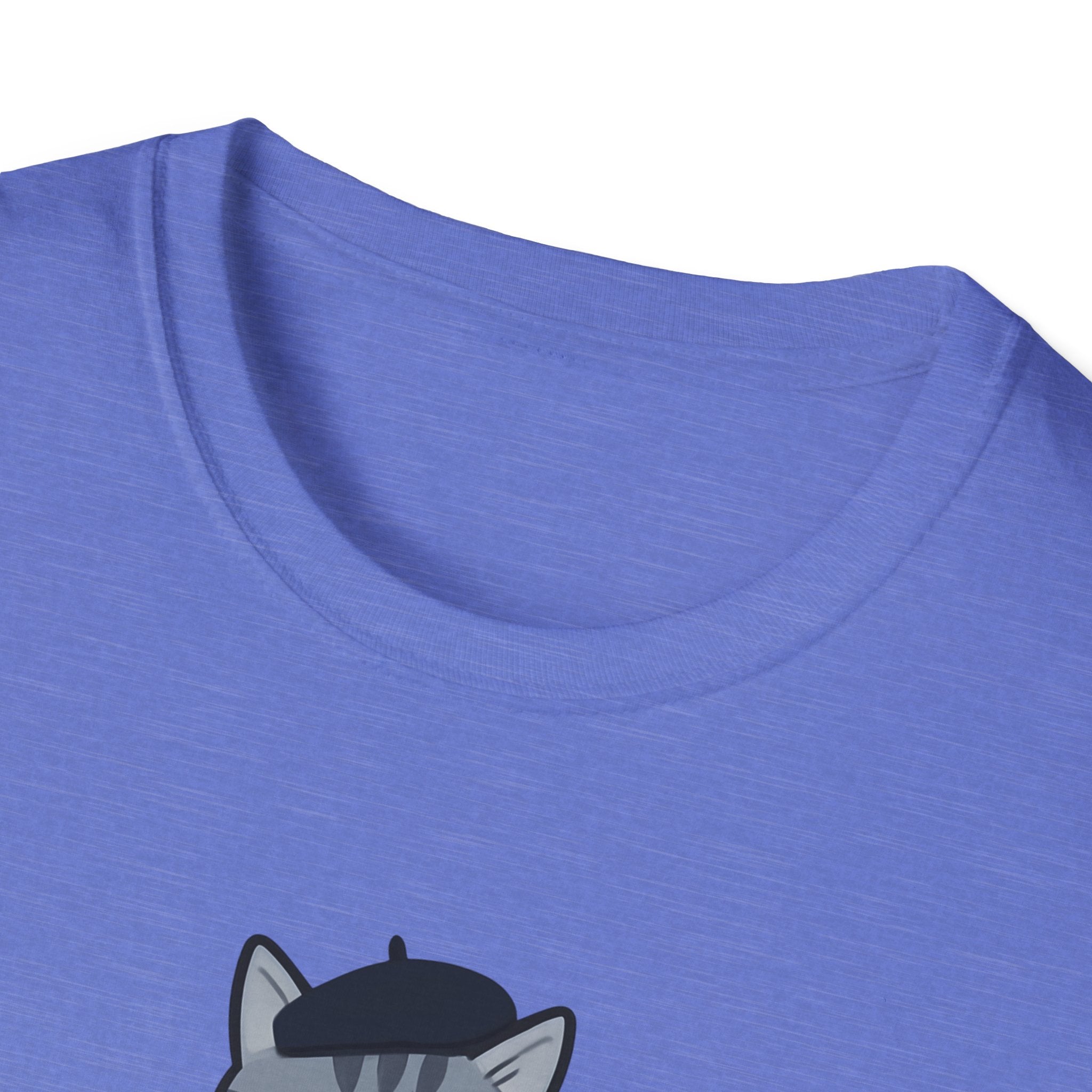 Artistic Catitude T-Shirt — Cute Gray Tabby Cat Graphic Tee