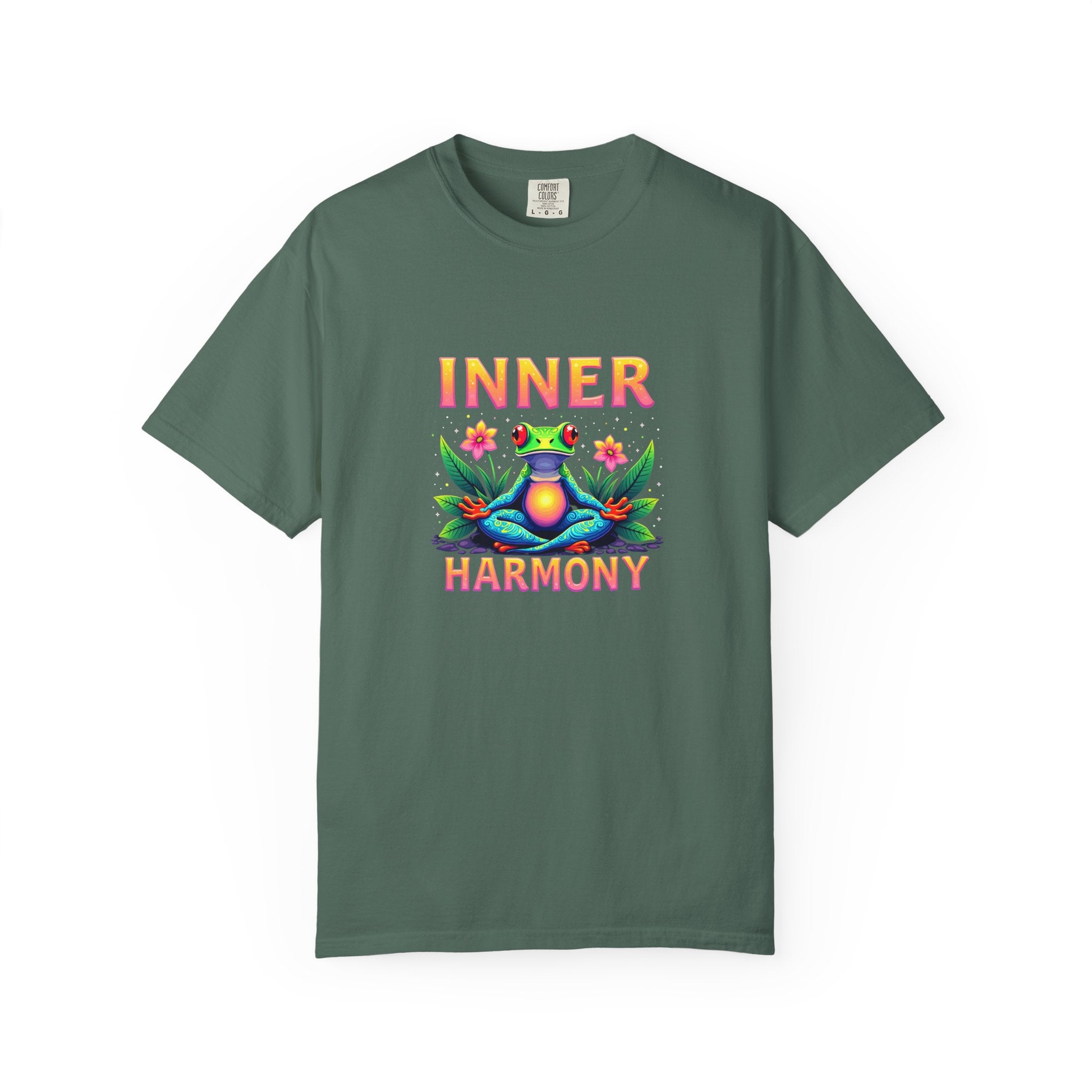 Inner Harmony Frog T-Shirt – Meditation Yoga Graphic Tee