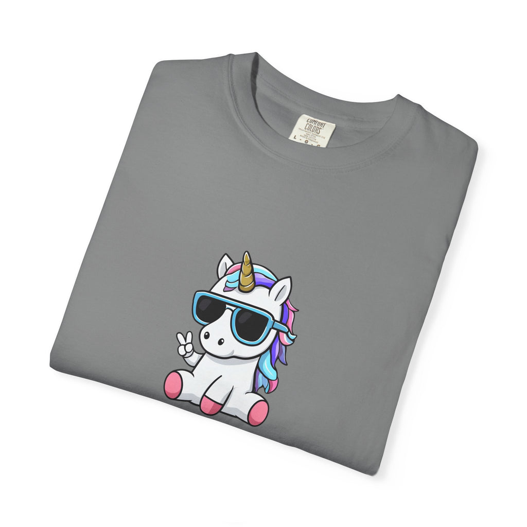 Unicorn Chill T-Shirt — Cute Sunglasses Unicorn Graphic Tee