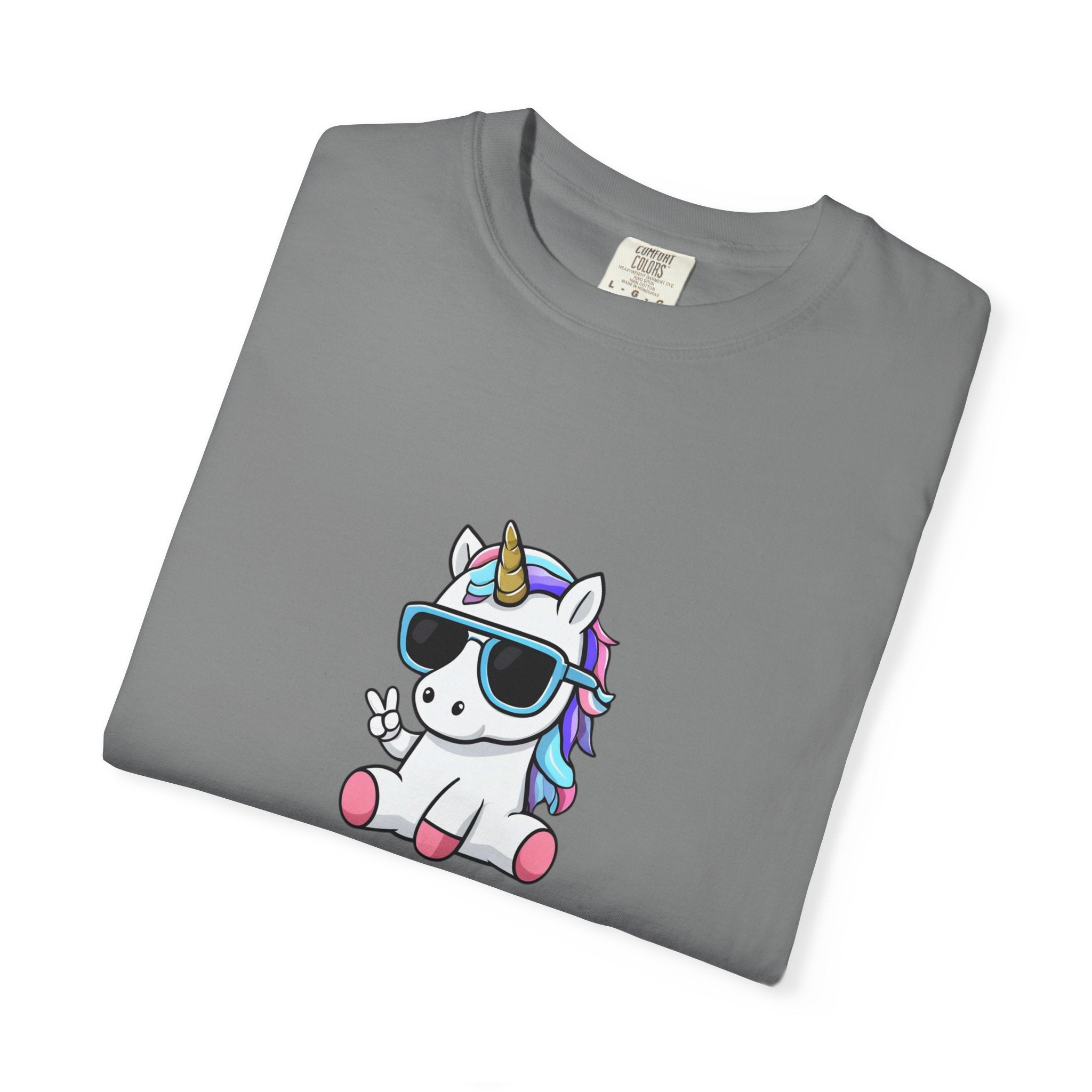 Unicorn Chill T-Shirt — Cute Sunglasses Unicorn Graphic Tee