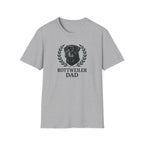 Rottweiler Dad T-Shirt — Dog Dad Tee with Rottweiler Portrait