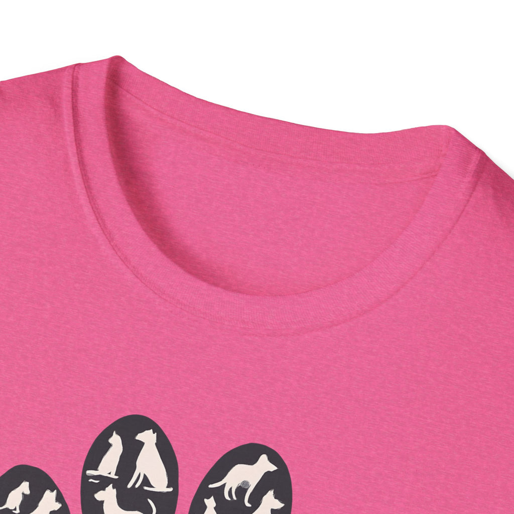 Rescue Love Paw Print T-Shirt