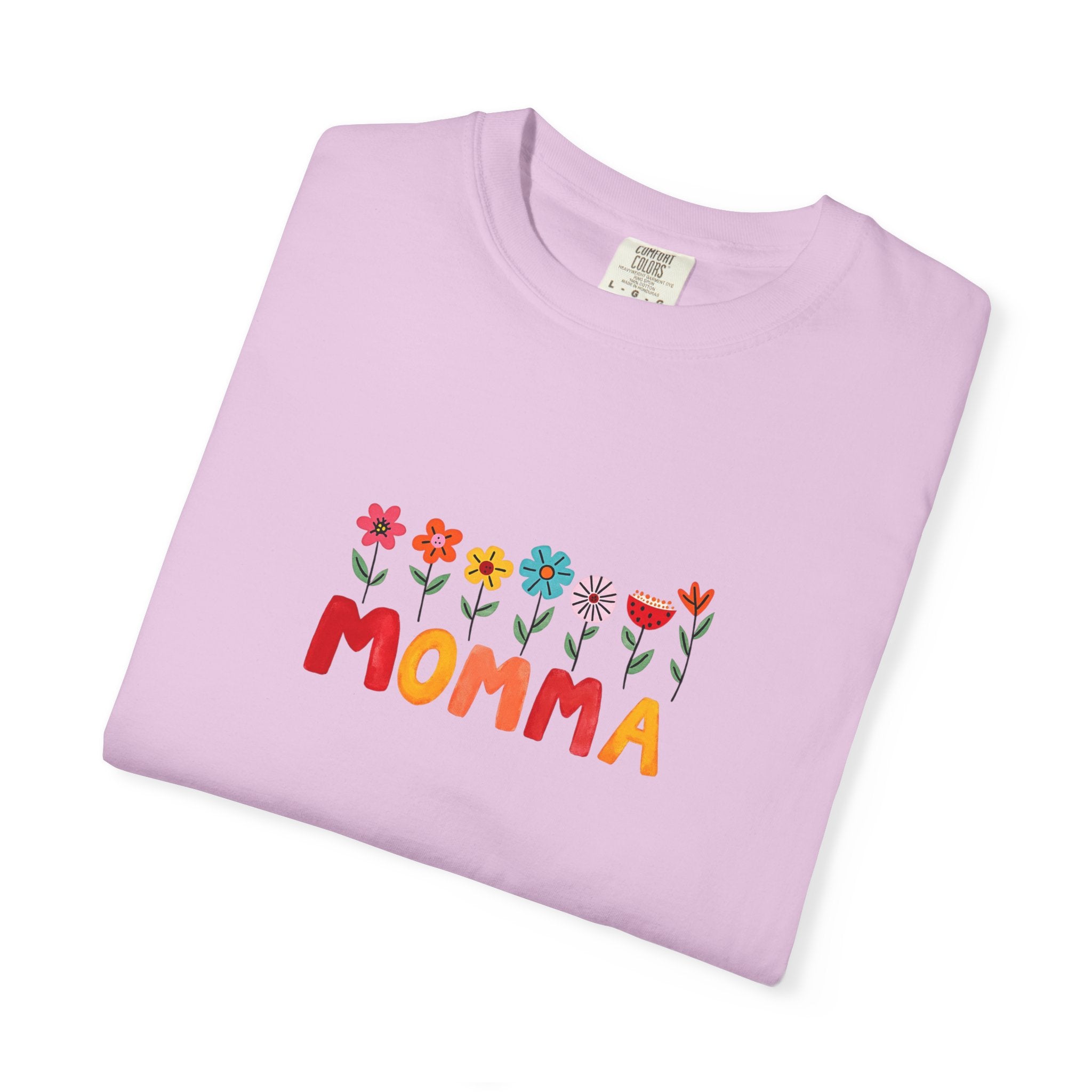 Momma Floral T-Shirt — Cute Colorful 'MOMMA' Mother's Day Tee