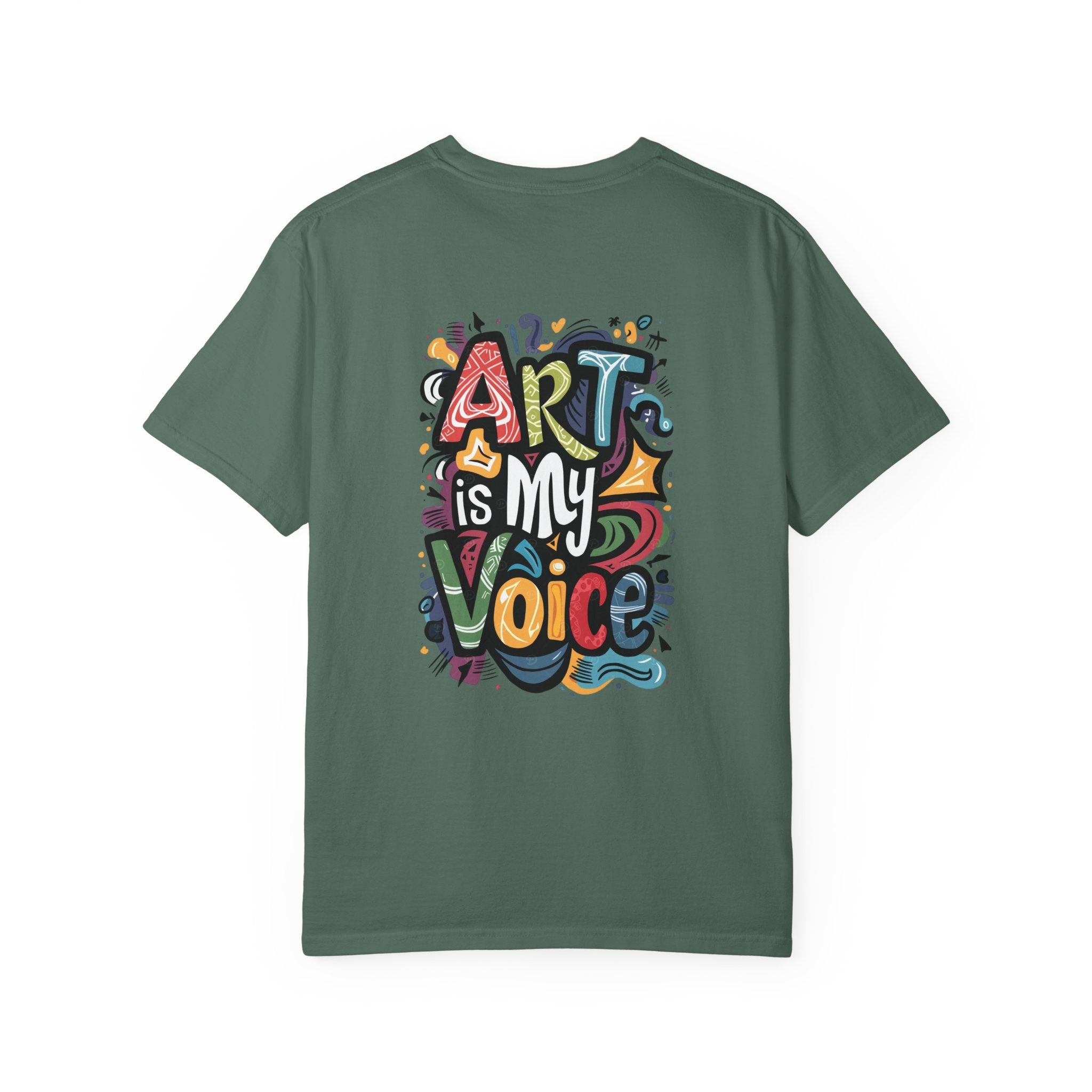 Art Teacher T‑Shirt — "Art is My Voice" Colorful Teacher Shirt