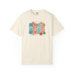 Mama Floral Tee — Retro Block Letter Mother's Day T-Shirt
