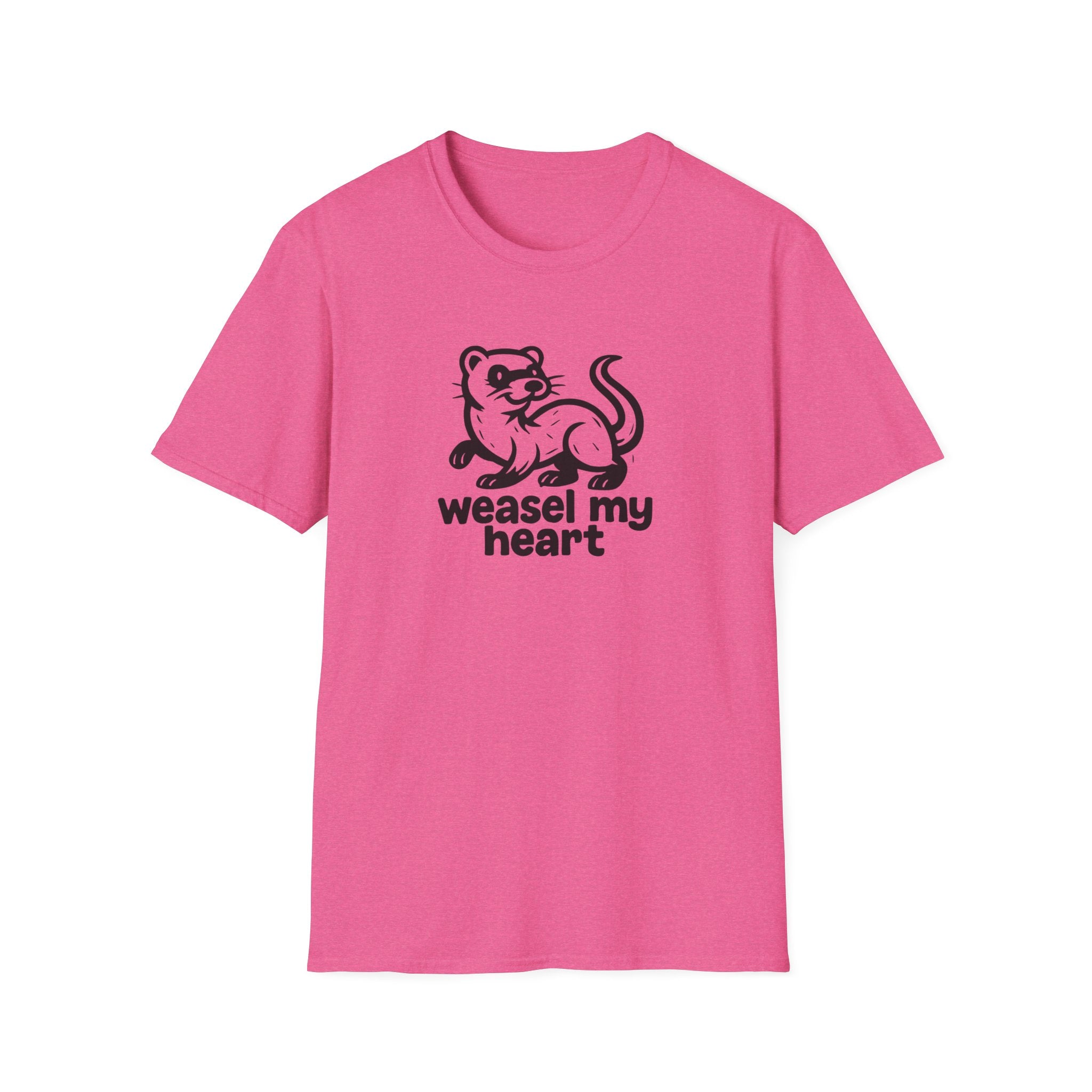 Weasel My Heart T-Shirt — Cute Weasel Illustration Tee