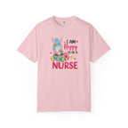 Nurse Bunny T-Shirt — "I Am Hoppy to Be a Nurse" Cute Easter Tee