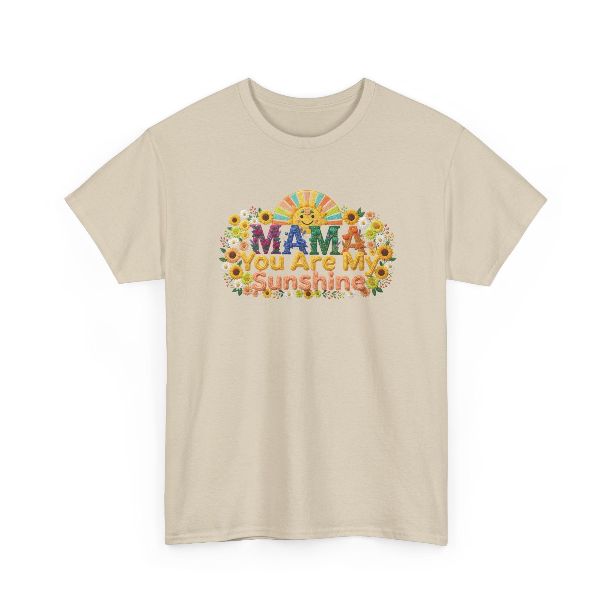 Mama You Are My Sunshine T-Shirt — Floral Retro Mother's Day Tee