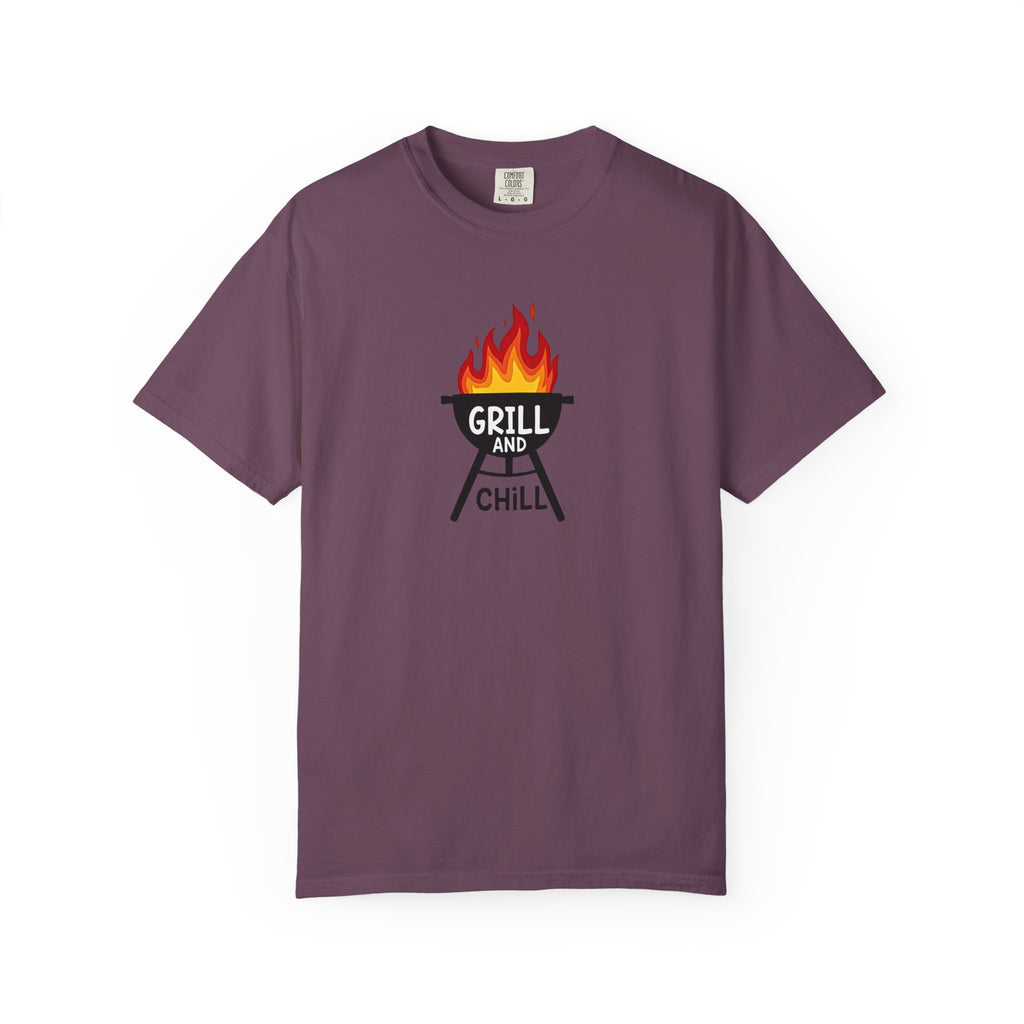 Grill and Chill T-Shirt — BBQ Graphic Tee for Grill Lovers